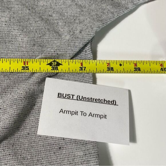 Truly Madly Deeply Oversized Boxy Raw Hem Heathered Tee Shirt Women's Size M-L - Picture 11 of 13